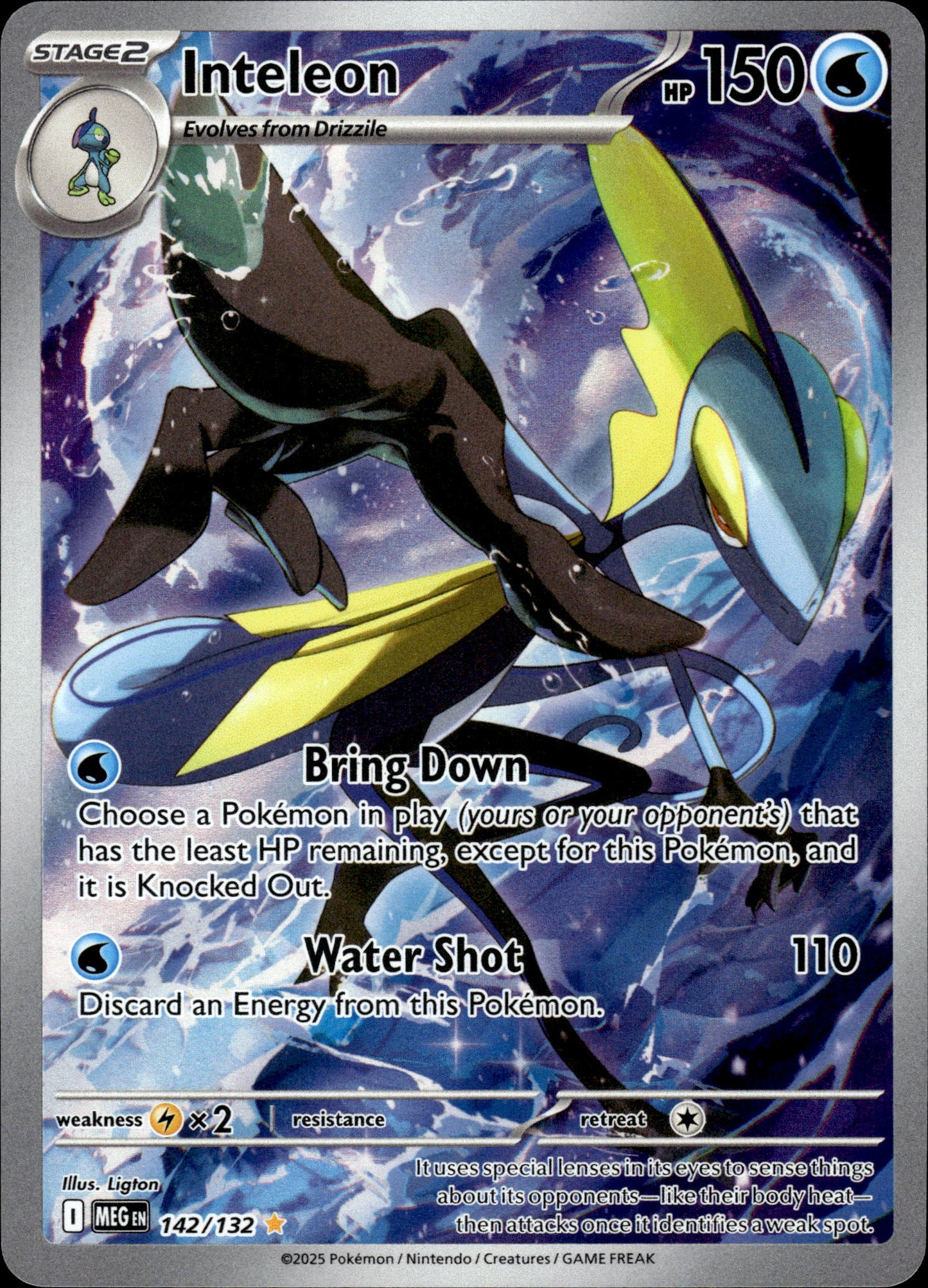 Inteleon - Mega Evolution 142/132 - Pokemon