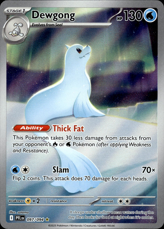 Dewgong - Phantasmal Flames 097/094 - Pokemon