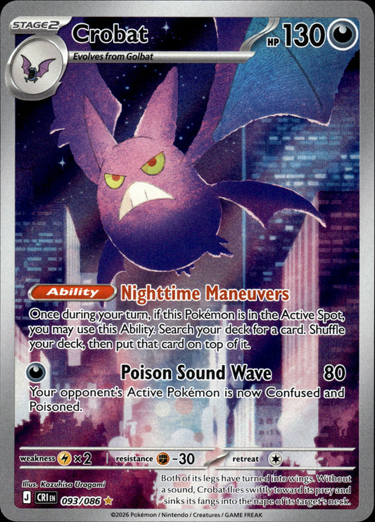 Crobat - Chaos Rising 093/086 - Pokemon