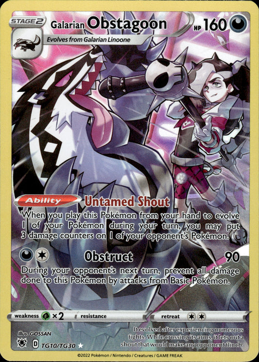 Galarian Obstagoon - Astral Radiance TG10/TG30 - Pokemon