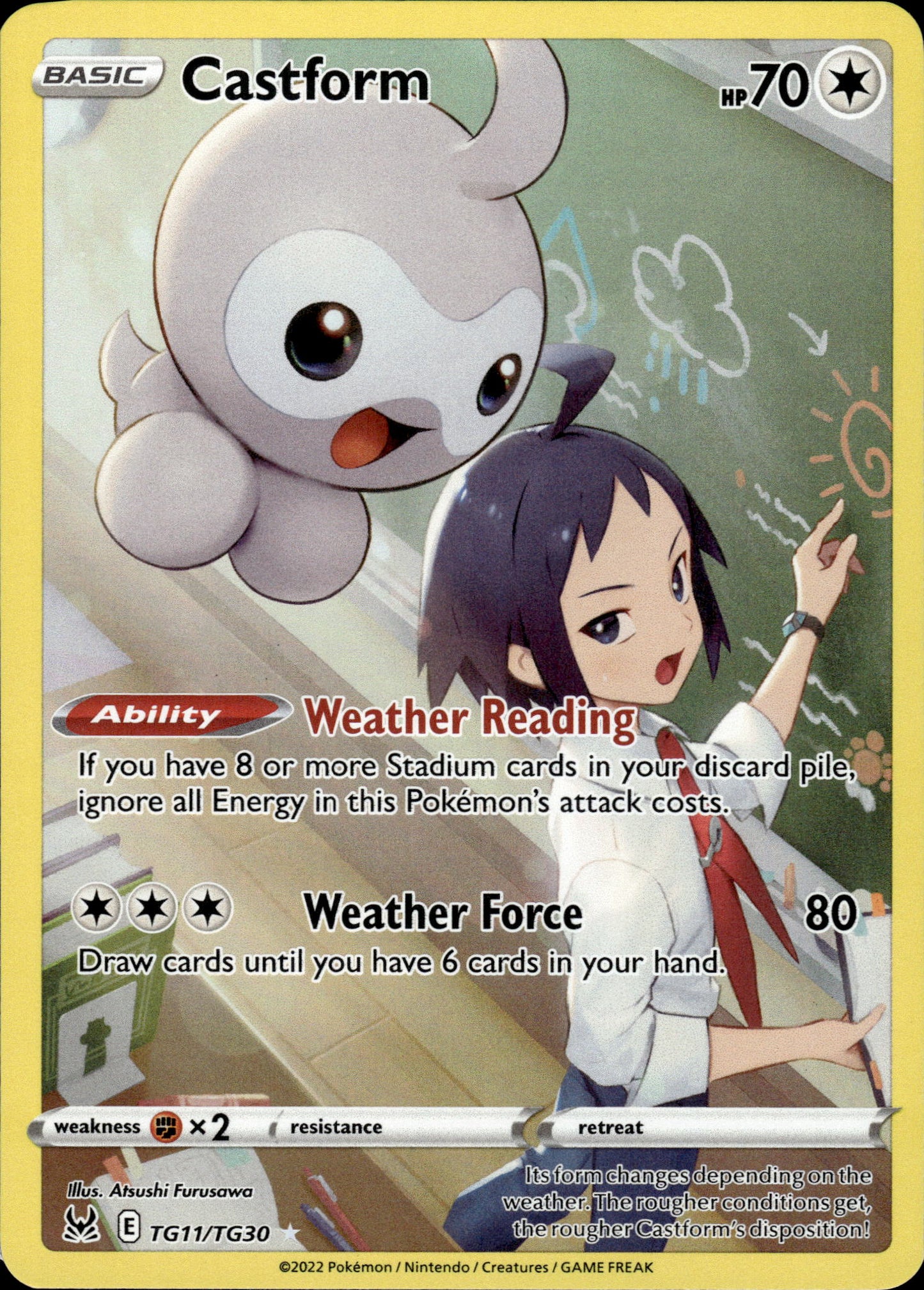 Castform - Lost Origin TG11/TG30 - Pokemon