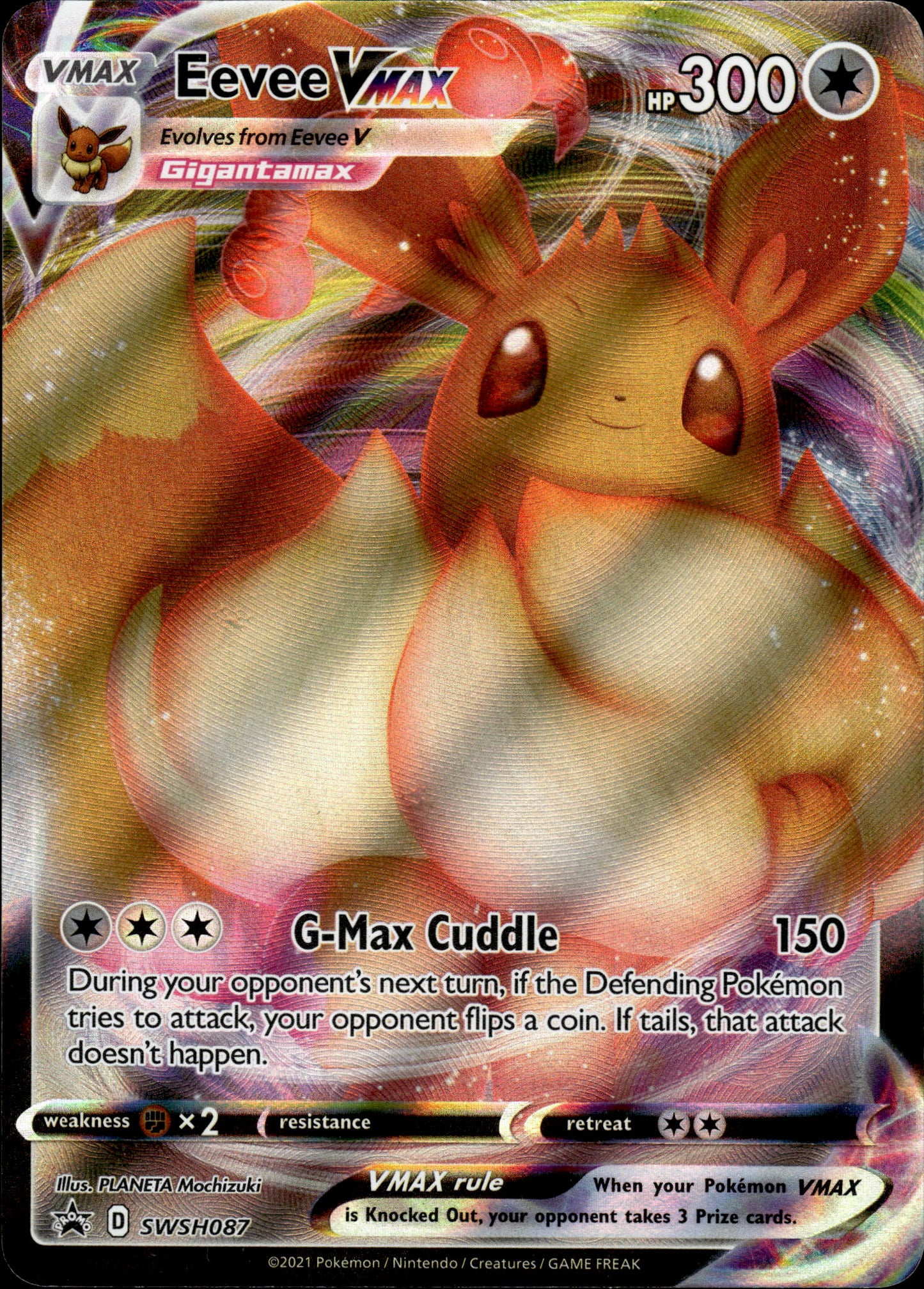 Eevee VMAX - Black Star Promo SWSH087 - Pokemon