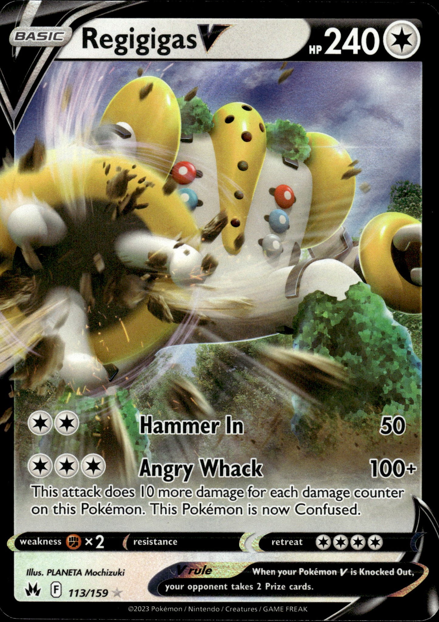 Regigigas V - Crown Zenith 113/159 - Pokemon