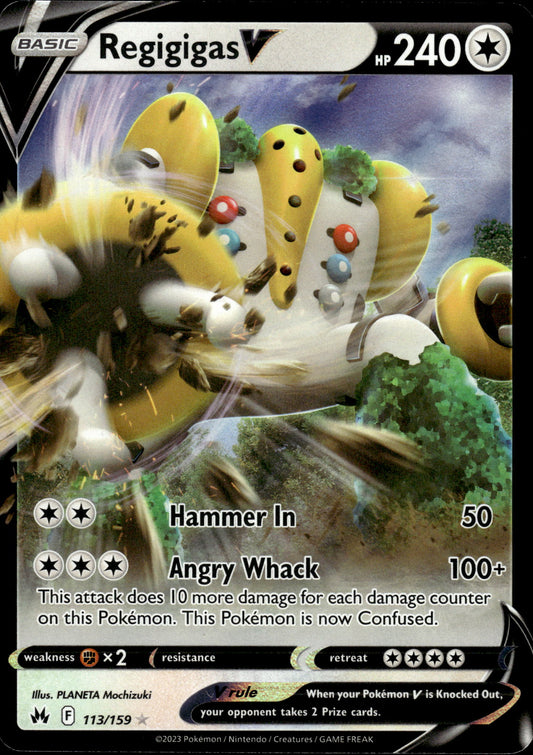 Regigigas V - Crown Zenith 113/159 - Pokemon