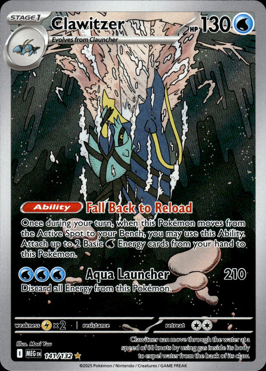 Clawitzer - Mega Evolution 141/132 - Pokemon