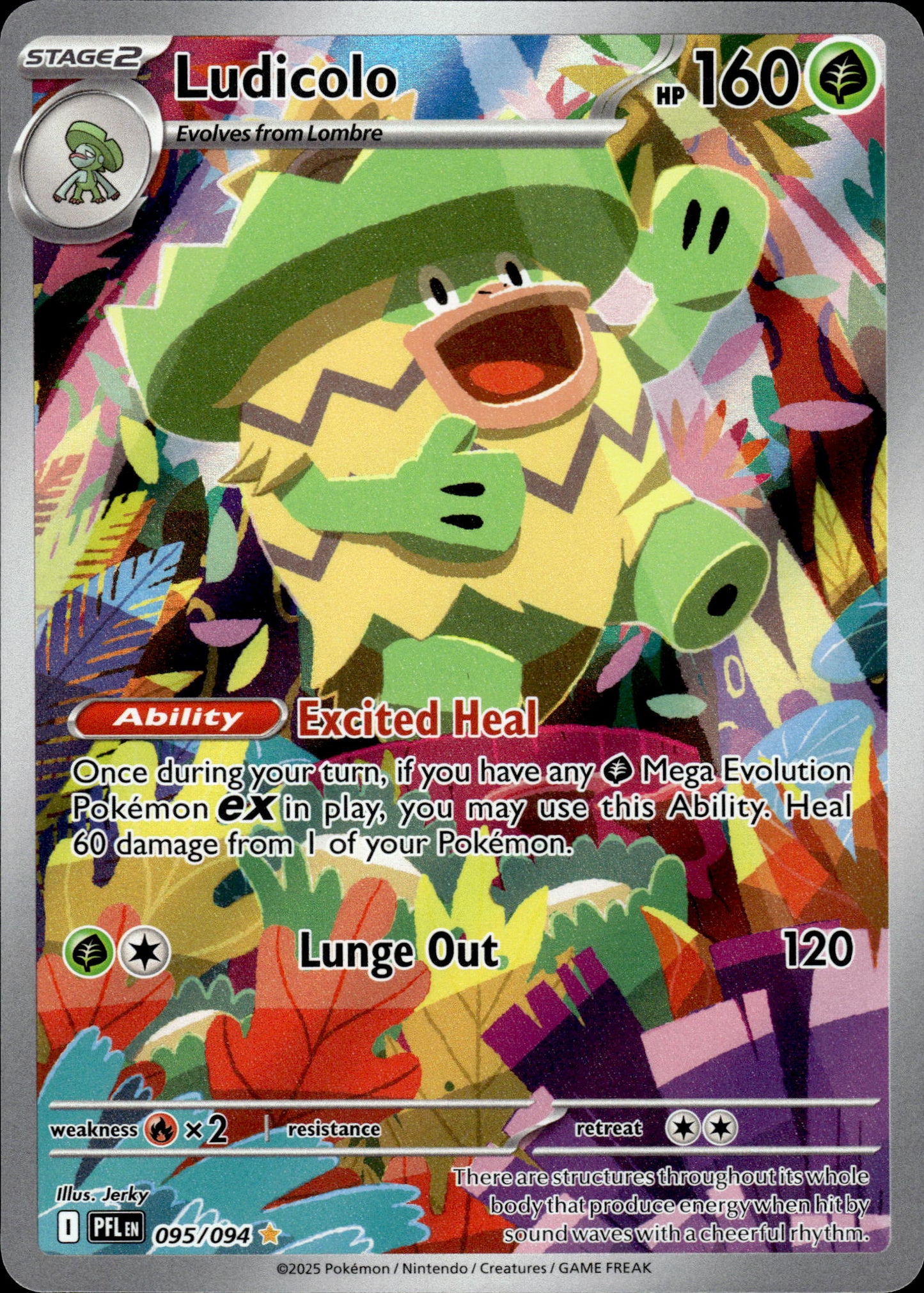 Ludicolo - Phantasmal Flames 095/094 - Pokemon