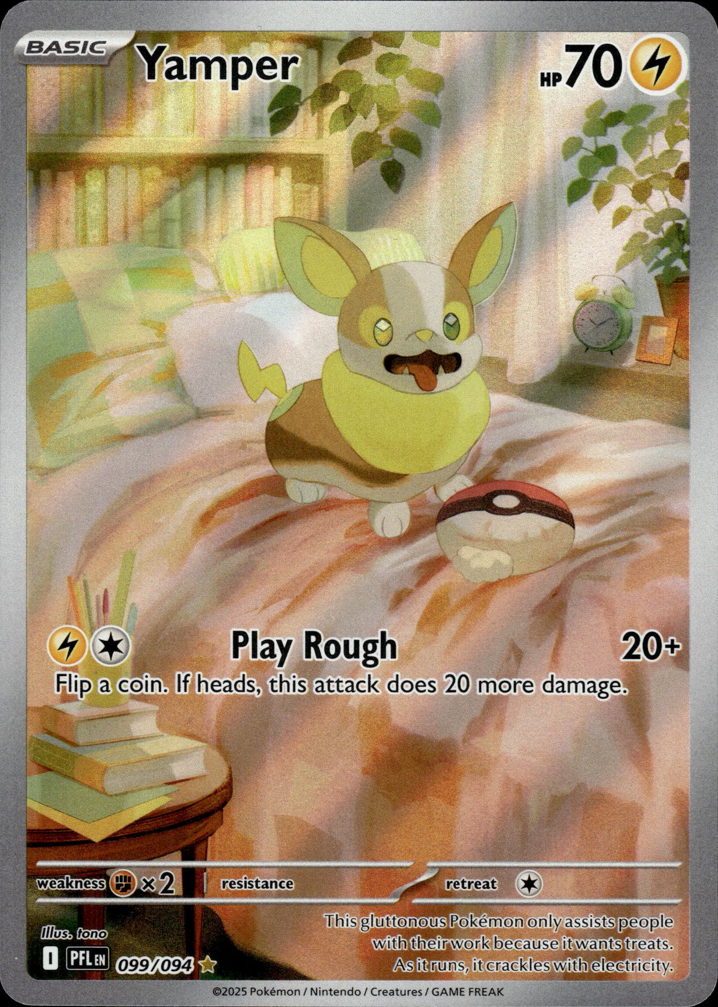 Yamper - Phantasmal Flames 099/094 - Pokemon