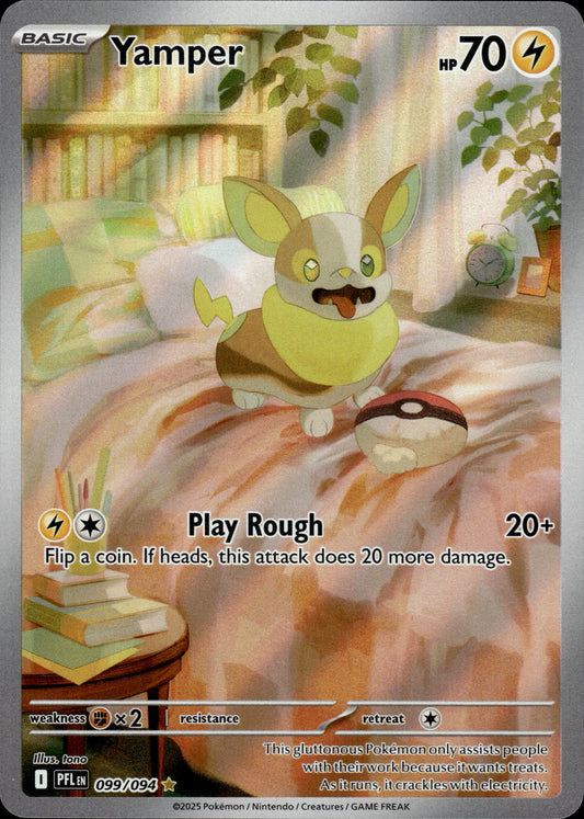 Yamper - Phantasmal Flames 099/094 - Pokemon
