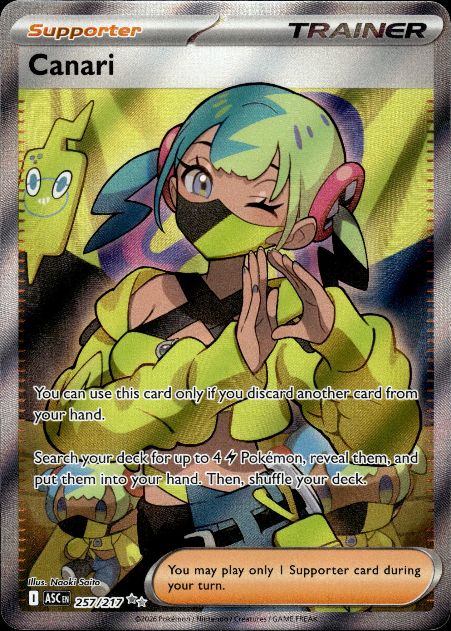 Canari - Ascended Heroes 257/217 - Pokemon