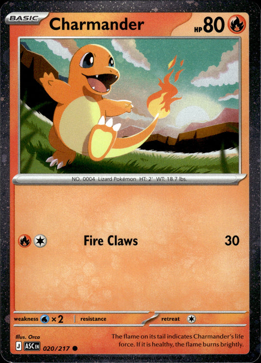 Charmander - Cosmos Holo Ascended Heroes Promo 020/217 - Pokemon