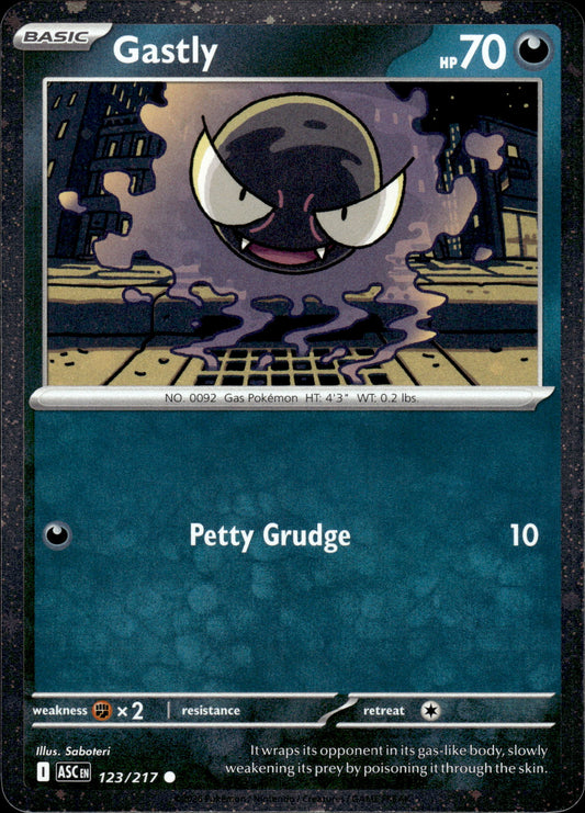 Gastly - Cosmos Holo Ascended Heroes Promo 123/217 - Pokemon