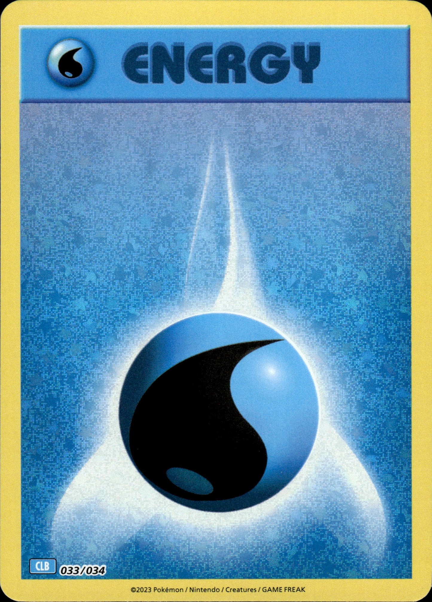 Water Energy - Classic Collection CLB 033/034 - Pokemon