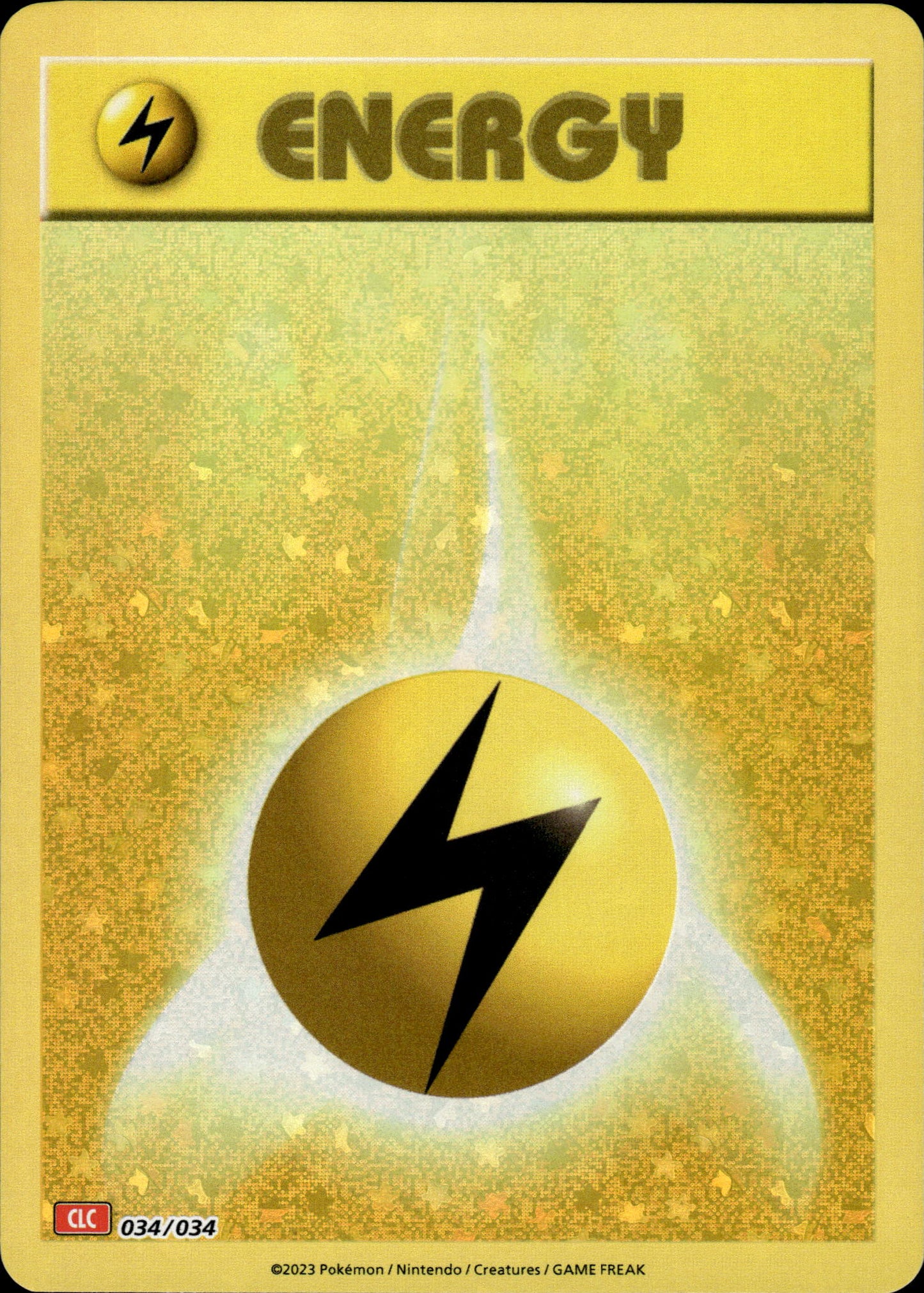 Lightning Energy - Classic Collection CLC 034/034 - Pokemon