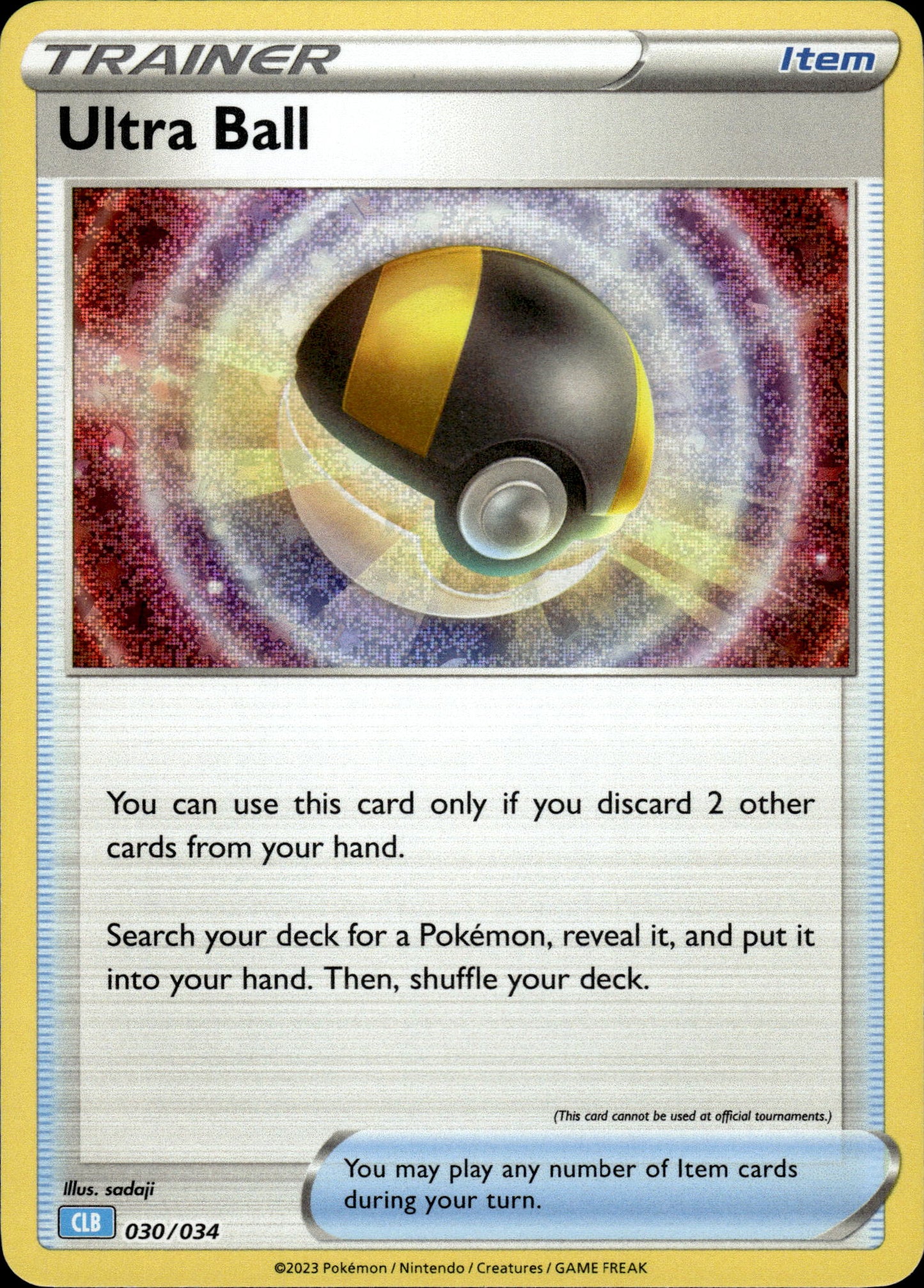 Ultra Ball - Classic Collection CLB 030/034 - Pokemon
