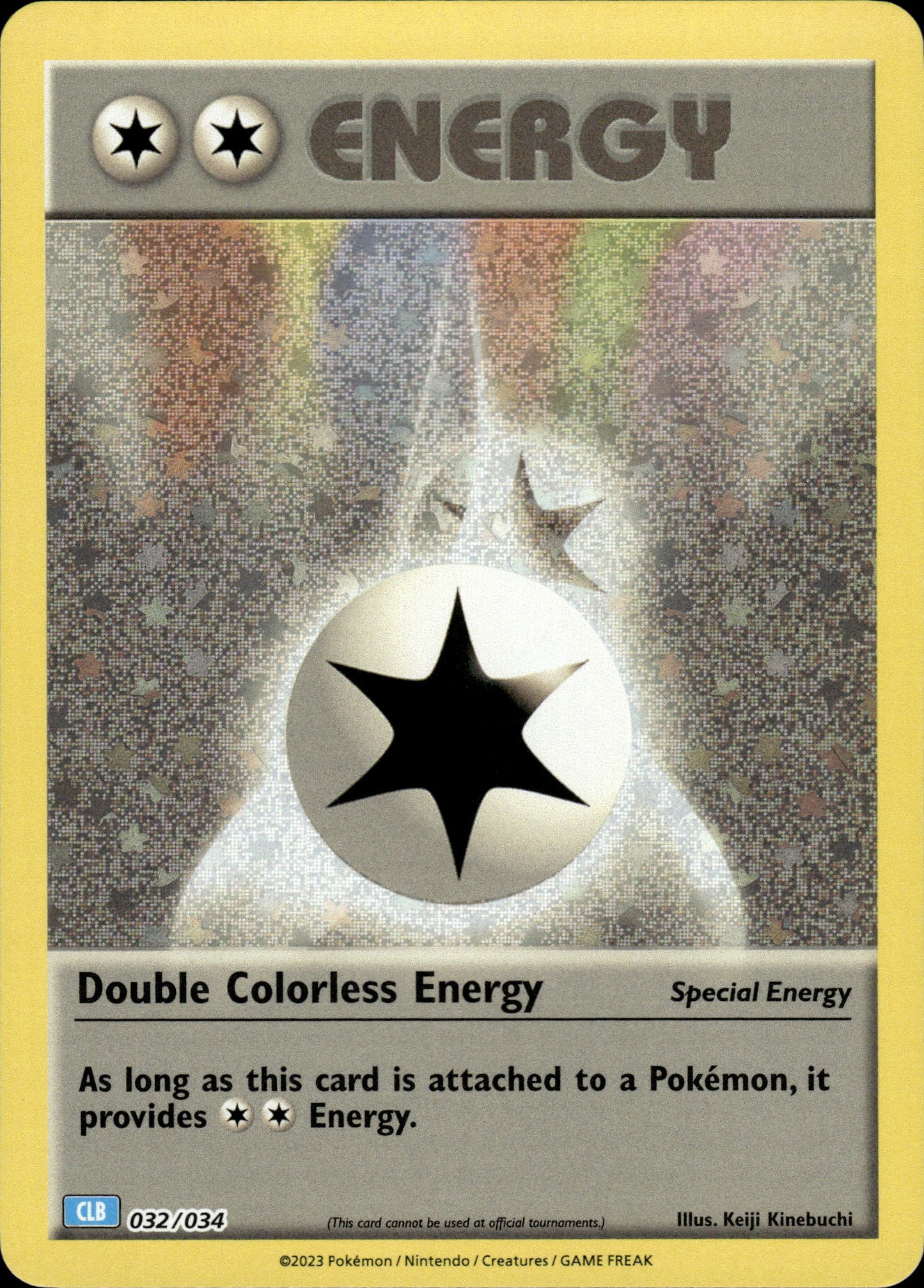 Double Colorless Energy - Classic Collection CLB 032/034 - Pokemon