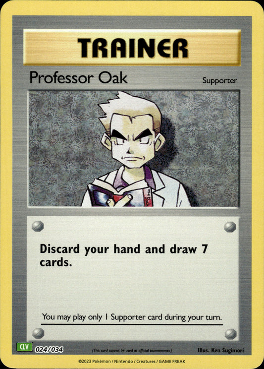 Professor Oak - Classic Collection CLV 024/034 - Pokemon