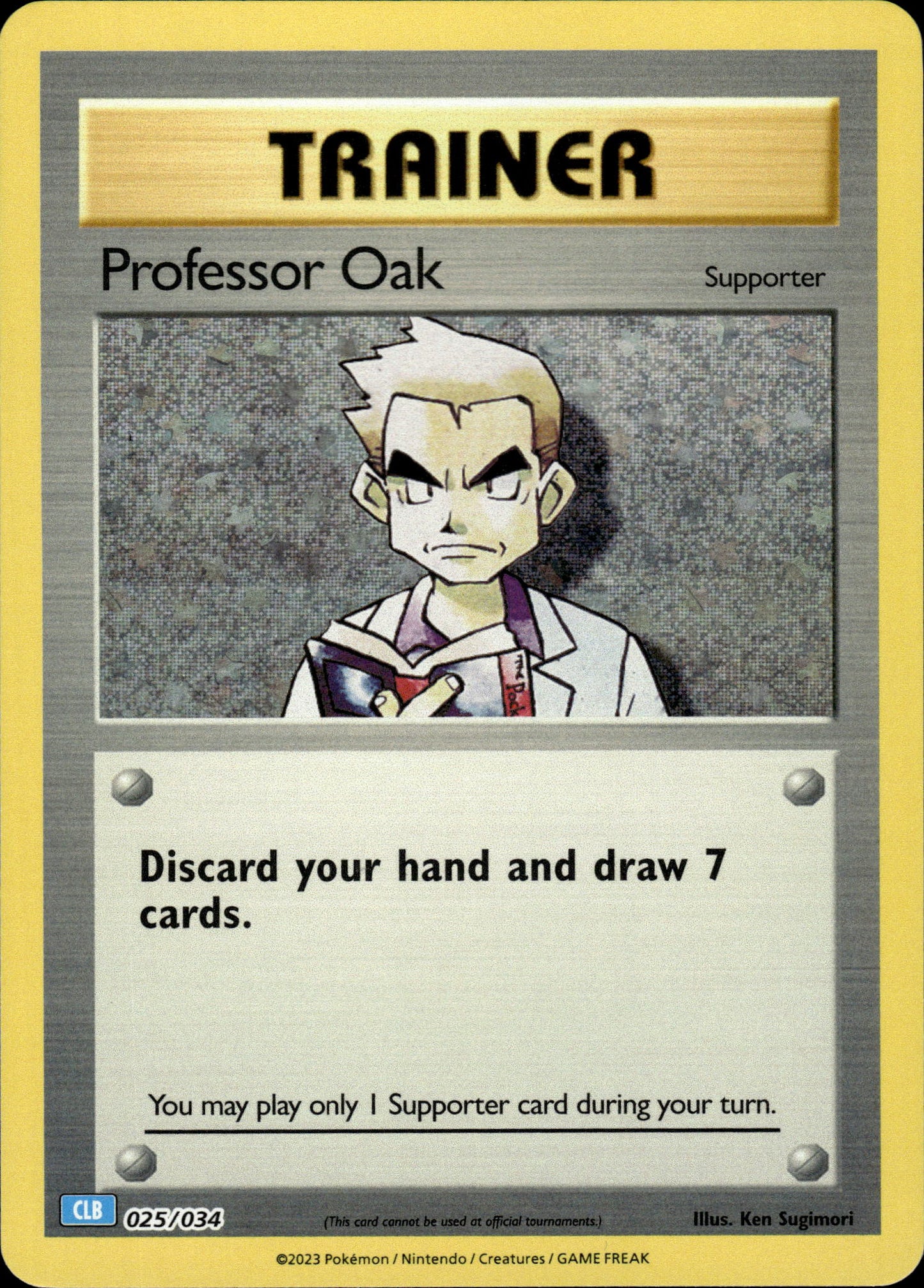 Professor Oak - Classic Collection CLB 025/034 - Pokemon