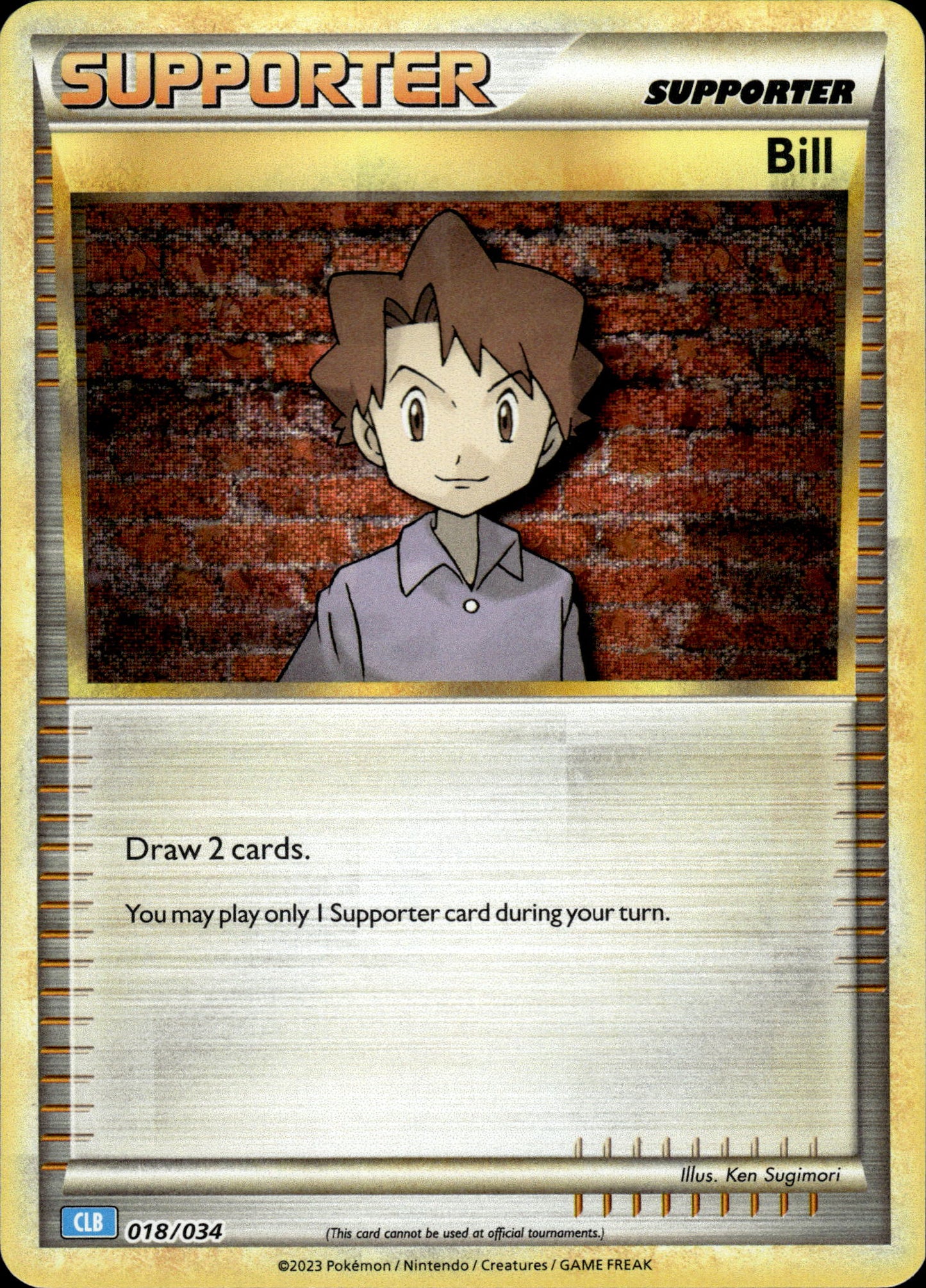 Bill - Classic Collection CLB 018/034 - Pokemon
