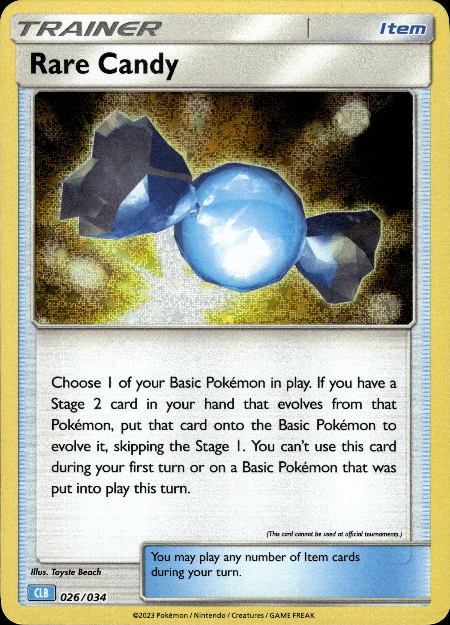 Rare Candy - Classic Collection CLB 026/034 - Pokemon