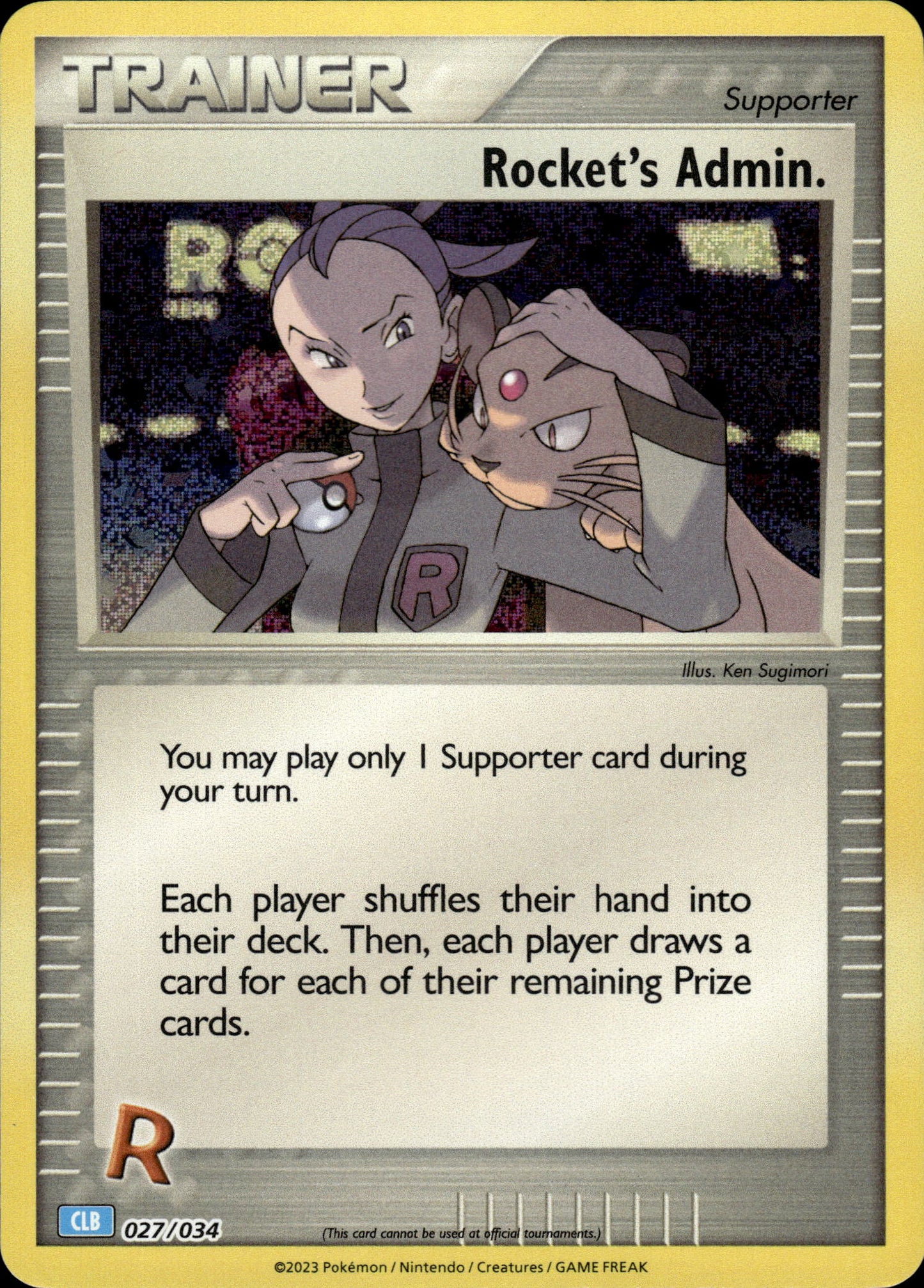 Rocket's Admin - Classic Collection CLB 027/034 - Pokemon
