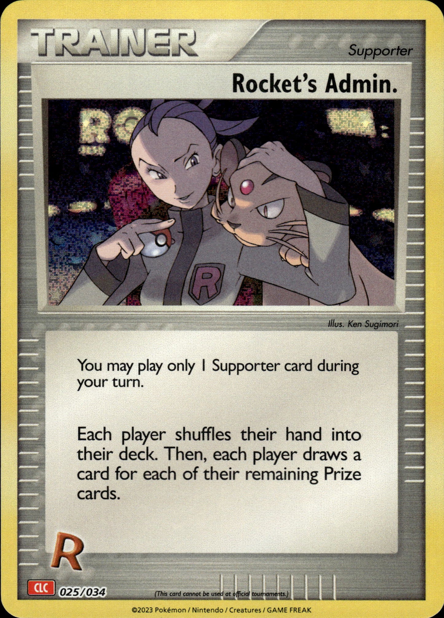 Rocket's Admin - Classic Collection CLC 025/034 - Pokemon