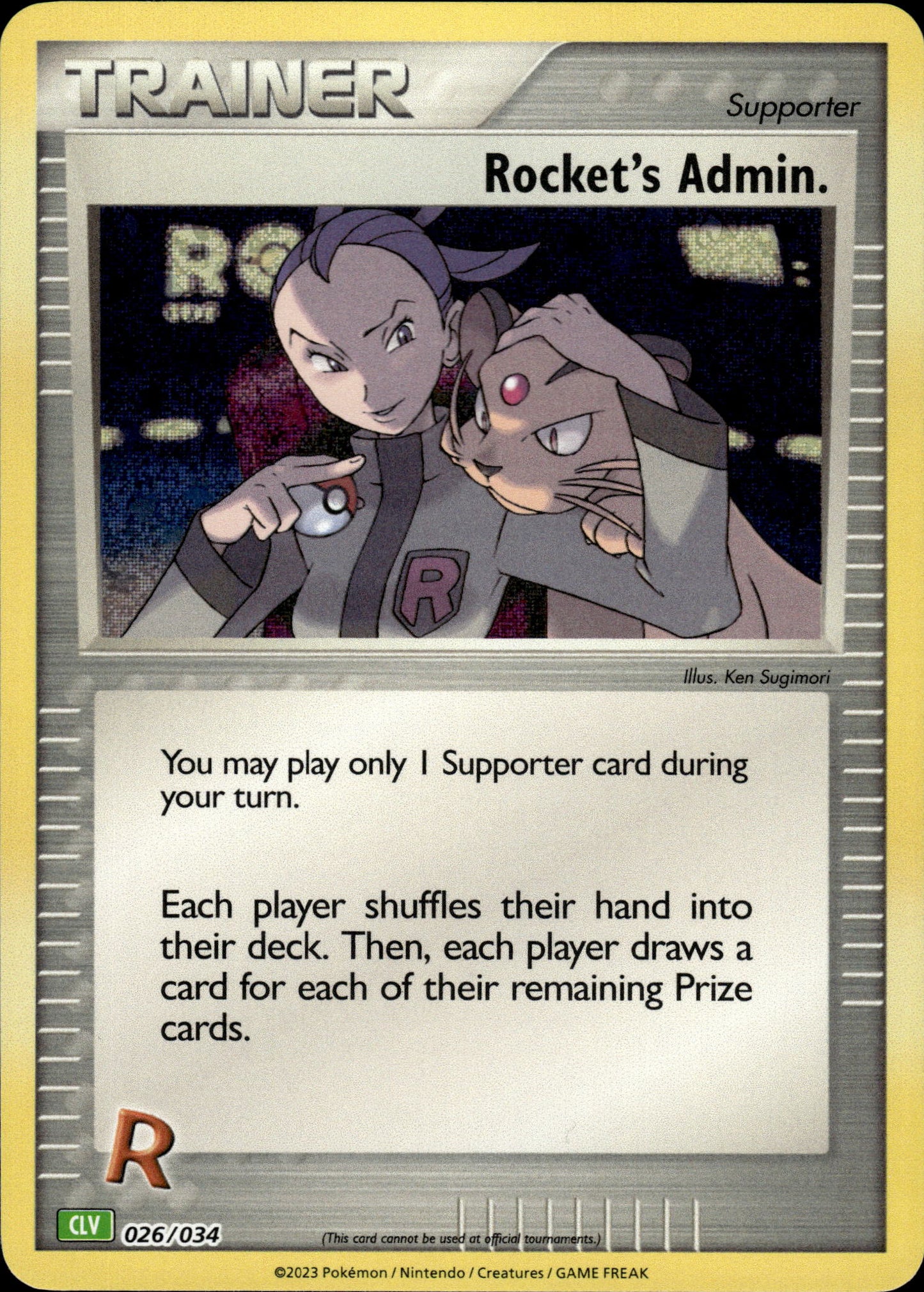 Rocket's Admin - Classic Collection CLV 026/034 - Pokemon