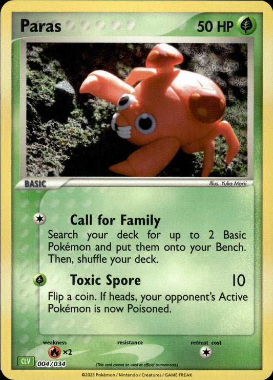 Paras - Classic Collection CLV 004/034 - Pokemon