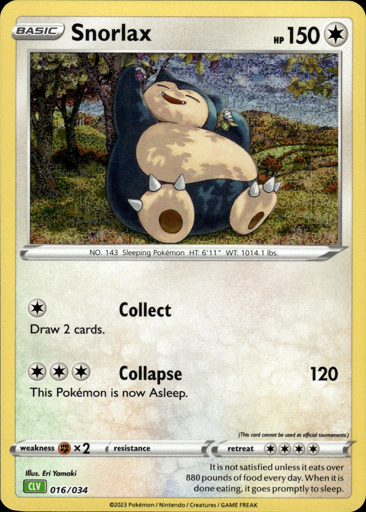 Snorlax - Classic Collection CLV 016/034 - Pokemon