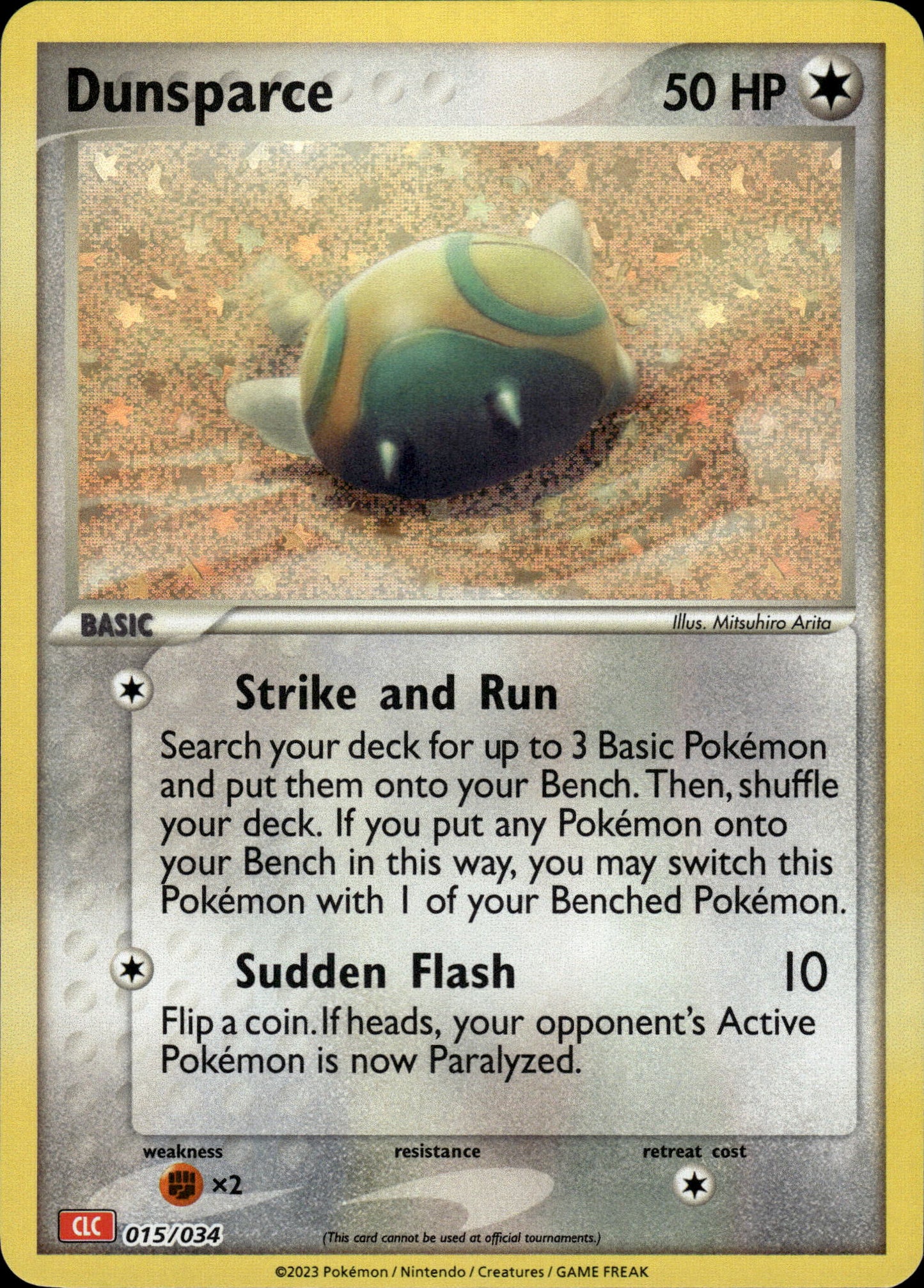 Dunsparce - Classic Collection CLC 015/034 - Pokemon