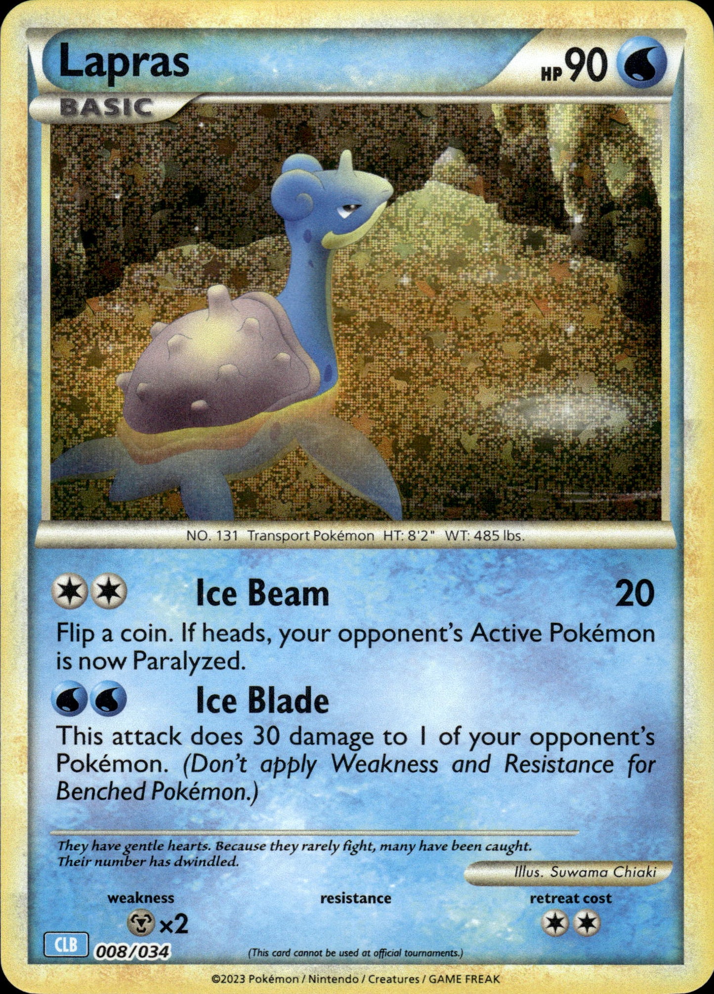 Lapras - Classic Collection CLB 008/034 - Pokemon