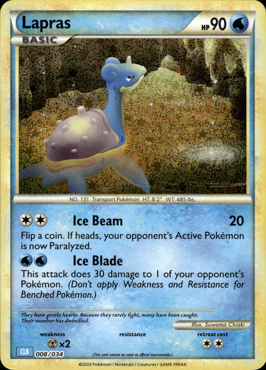 Lapras - Classic Collection CLB 008/034 - Pokemon