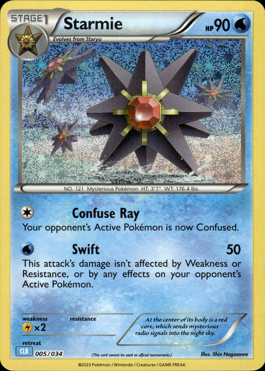 Starmie - Classic Collection CLB 005/034 - Pokemon