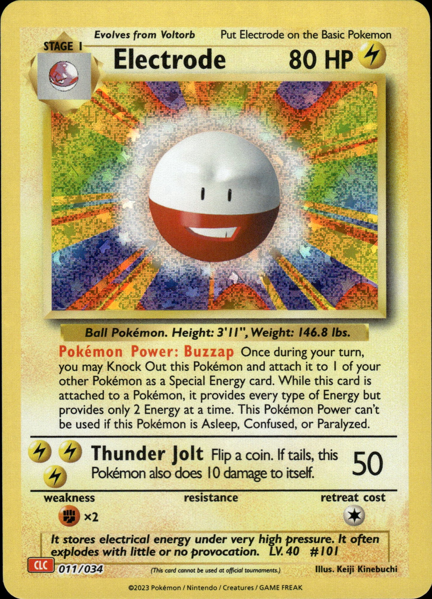 Electrode - Classic Collection CLC 011/034 - Pokemon