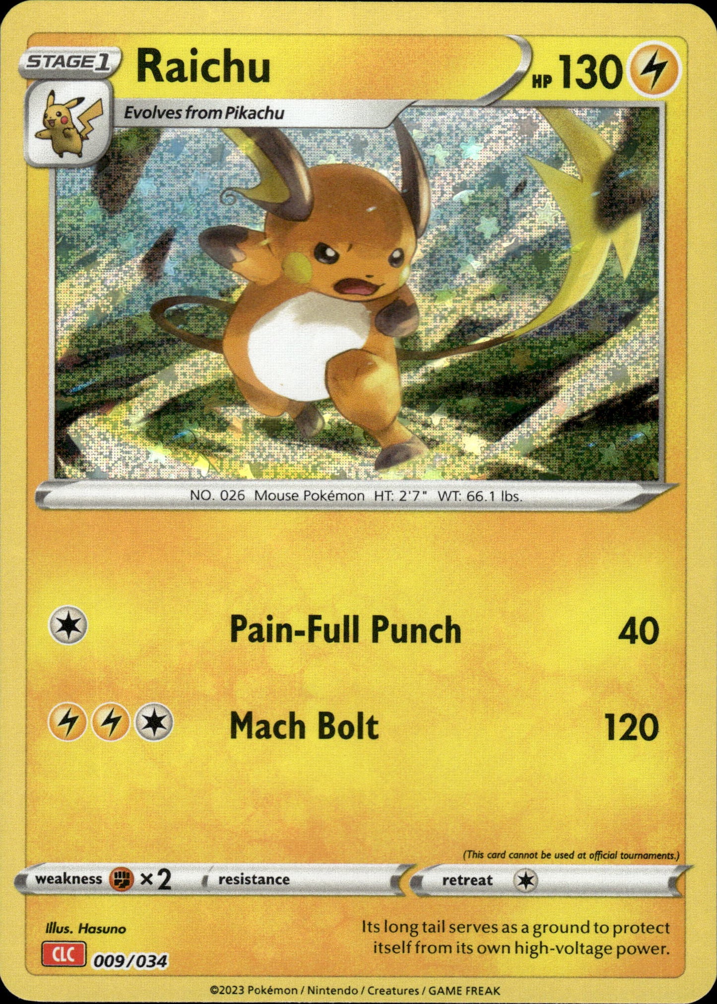 Raichu - Classic Collection CLC 009/034 - Pokemon