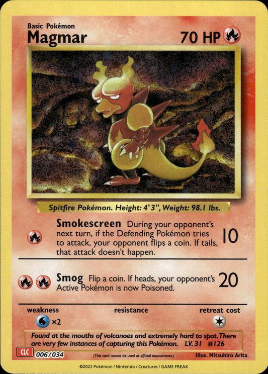 Magmar - Classic Collection CLC 006/034 - Pokemon