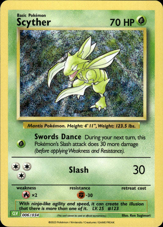 Scyther - Classic Collection CLV 006/034 - Pokemon