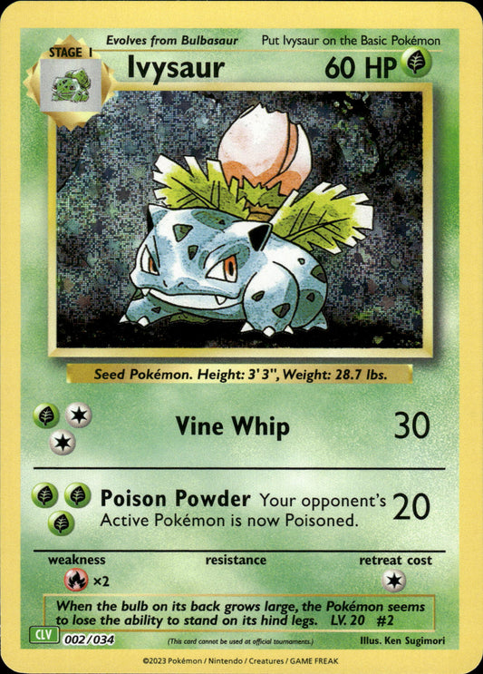 Ivysaur - Classic Collection CLV 002/034 - Pokemon
