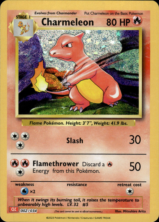 Charmeleon - Classic Collection CLC 002/034 - Pokemon