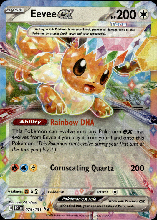Eevee ex - Prismatic Evolutions 075/131 - Pokemon