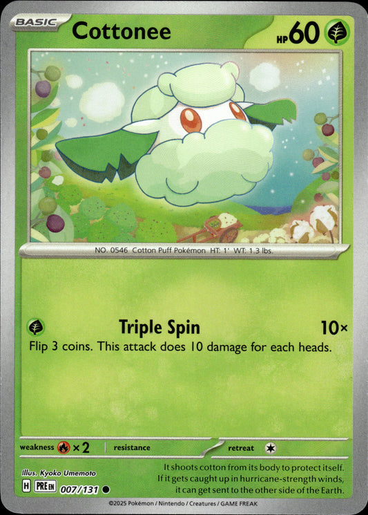 Cottonee - Pokeball - Prismatic Evolutions 007/131 - Pokemon
