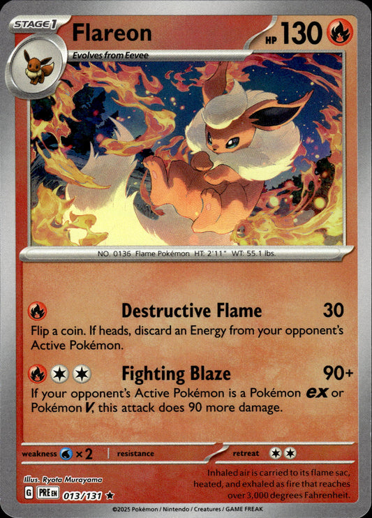 Flareon - Pokeball - Prismatic Evolutions 013/131 - Pokemon