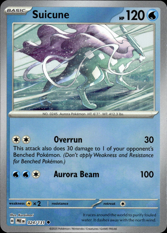 Suicune - Pokeball - Prismatic Evolutions 024/131 - Pokemon