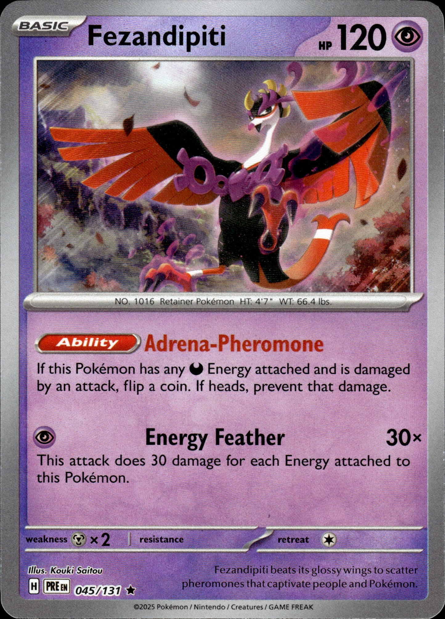 Fezandipiti - Pokeball - Prismatic Evolutions 045/131 - Pokemon