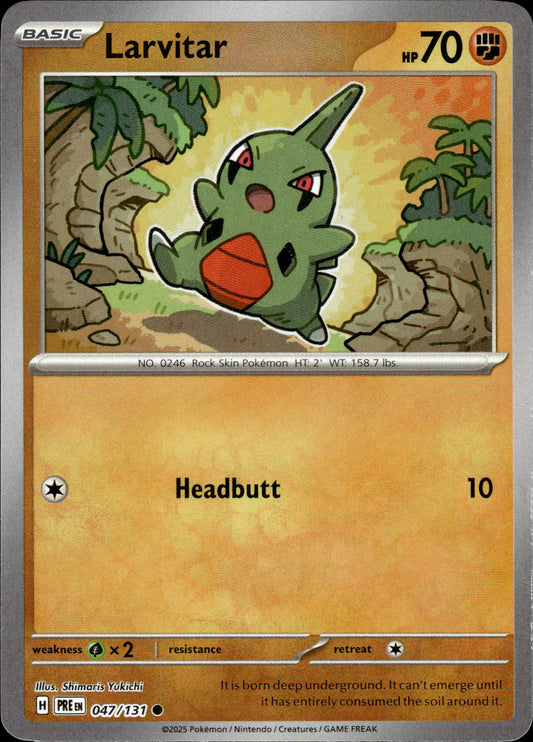 Larvitar - Pokeball - Prismatic Evolutions 047/131 - Pokemon