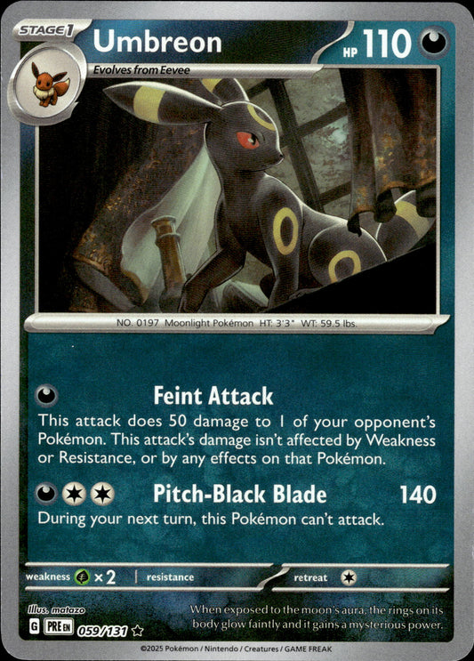Umbreon - Pokeball - Prismatic Evolutions 059/131 - Pokemon