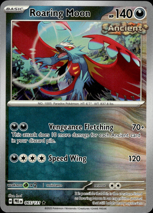 Roaring Moon - Pokeball - Prismatic Evolutions 065/131 - Pokemon