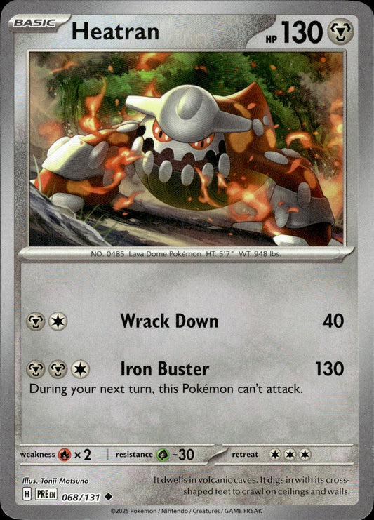 Heatran - Pokeball - Prismatic Evolutions 068/131 - Pokemon