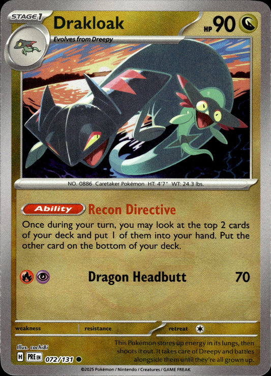 Drakloak - Pokeball - Prismatic Evolutions 072/131 - Pokemon