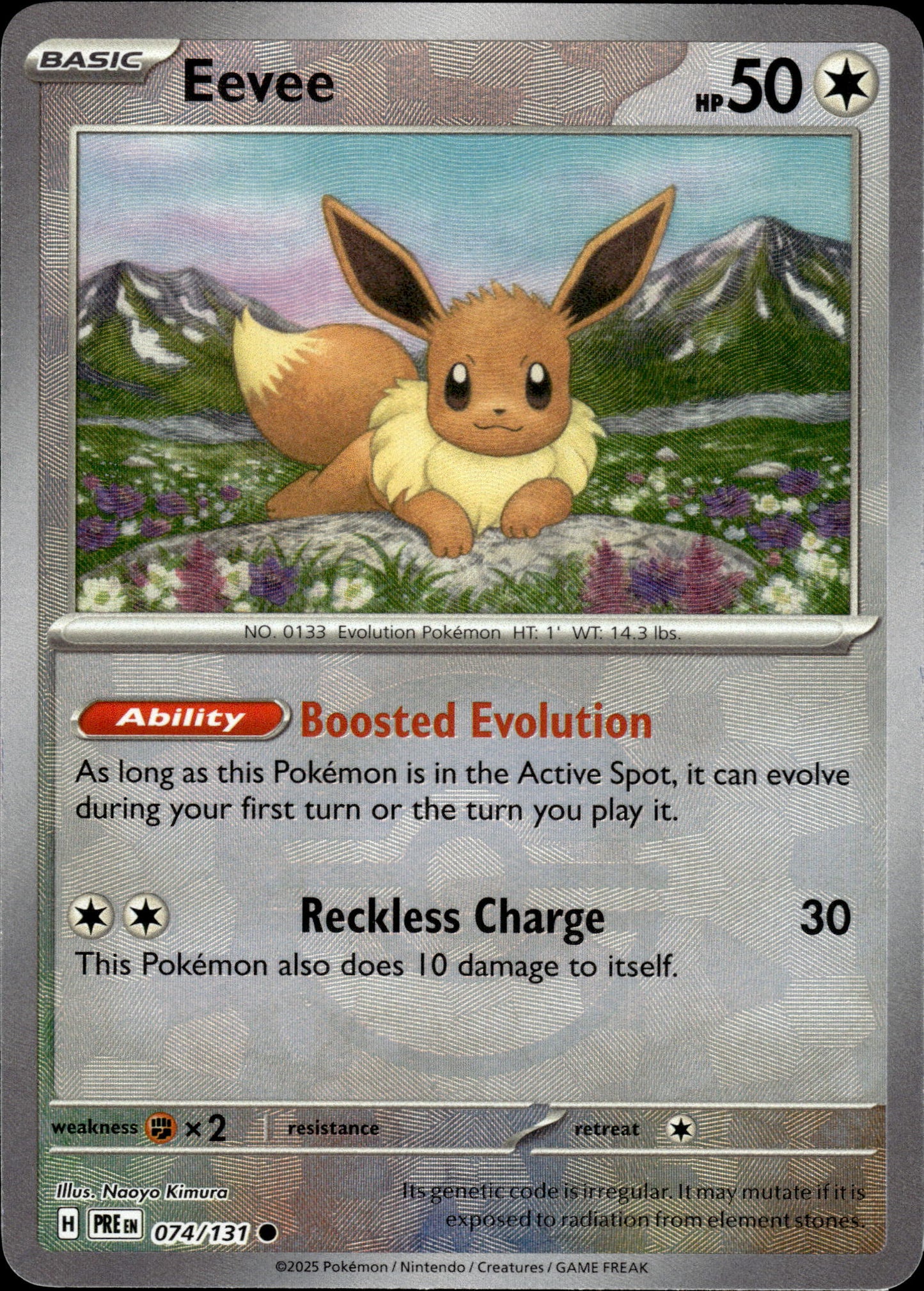 Eevee - Pokeball - Prismatic Evolutions 074/131 - Pokemon