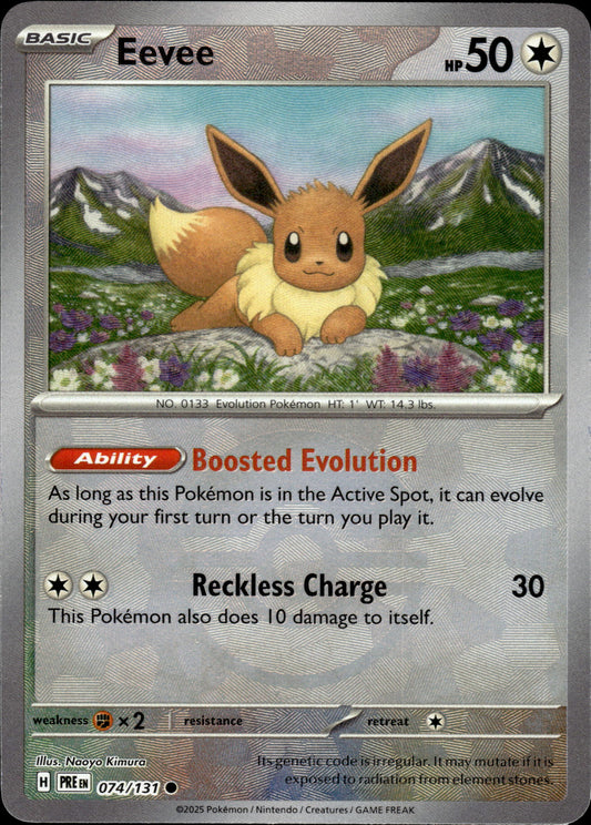 Eevee - Pokeball - Prismatic Evolutions 074/131 - Pokemon